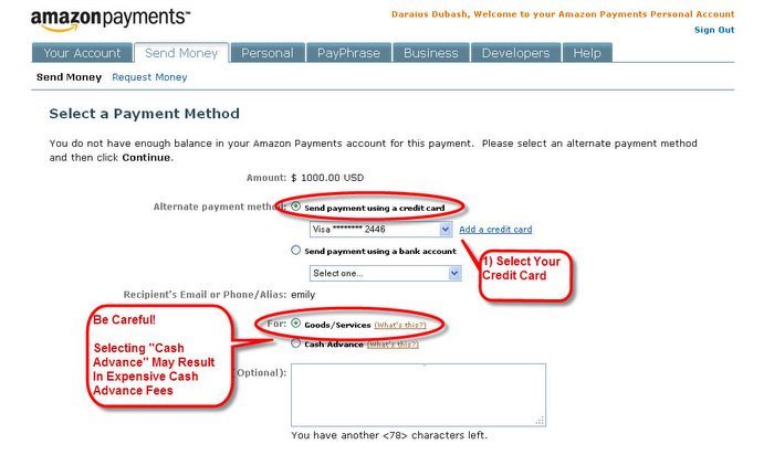 how do i pay my amazon store card account
