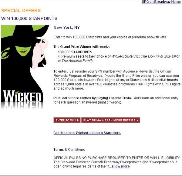Miles and Points Sweepstakes Miles and Points Sweepstakes