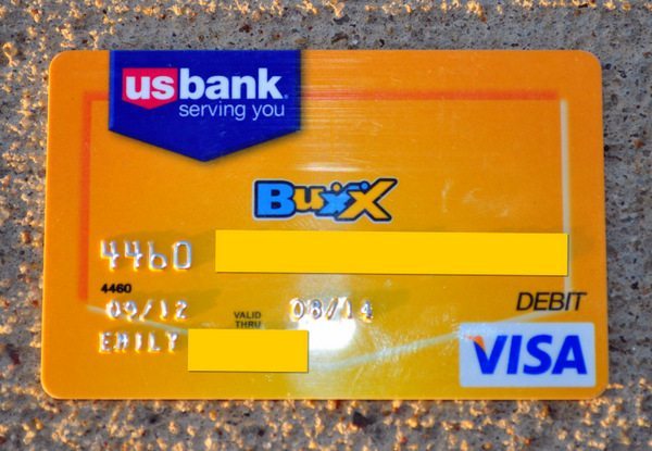 us bank prepaid visa debit card
