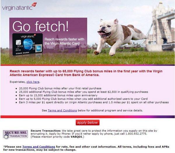 Virgin Atlantic Amex Credit Card Online Banking