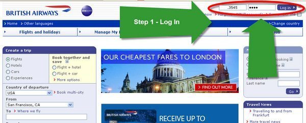 Promo Code To Join British Airways Executive Club