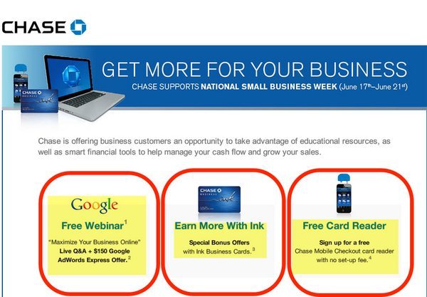 Increased Chase Ink Offers IncreasedChaseInkOffers