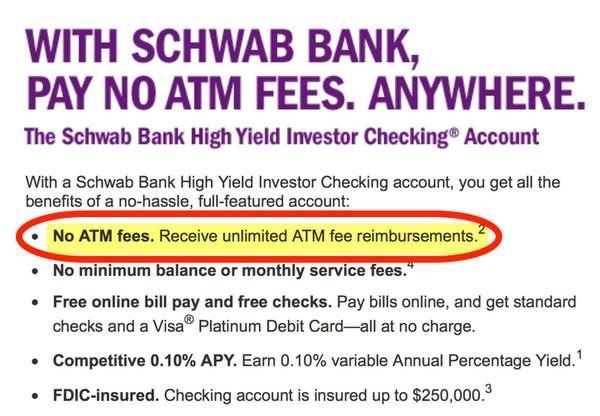 What are some banks that have no ATM fees?