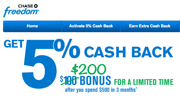 Top Similar Cards Credit Karma strives to provide a wide array of offers for our members, but our offers do not represent all financial services companies or products. Chase Freedom® Visa - $ Bonus Cash Back .
