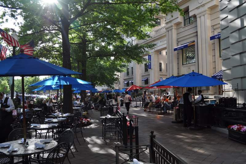 Willard InterContinental - Outdoor Cafe Willard InterContinental - Outdoor Cafe