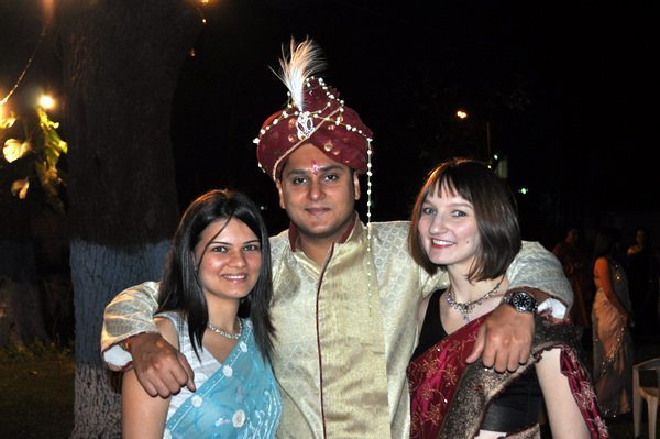Gaurav with Emily & Mansi