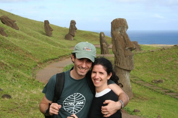 Jared & His Wife On Easter Island Jared & His Wife On Easter Island