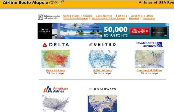 Airline Route Maps