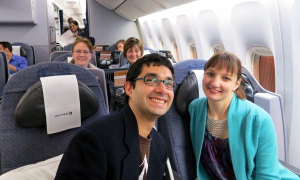 United Flight From Delhi