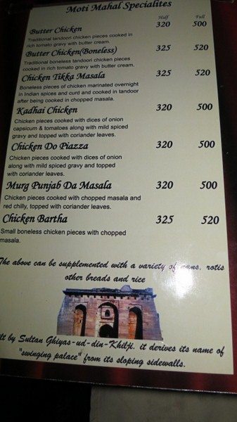 Eating in Delhi