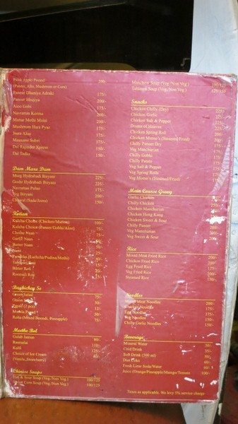 Eating in Delhi
