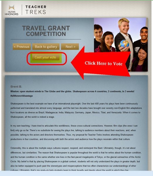 Submit Your Vote