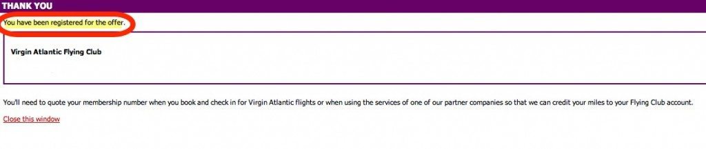 Confirmation of Registration