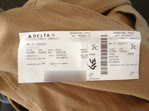 A Boarding Pass Never Looked So Good!