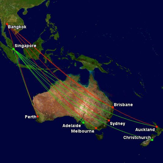 United Miles To Australia, New Zealand And Oceania