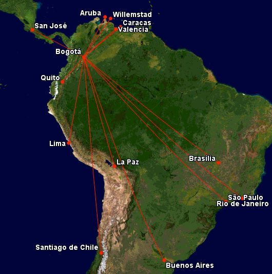 United Miles To Caribbean, Central And South America