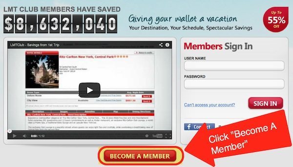 Free Membership 50 In Last Minute Travel Club, A Travel Discount Site
