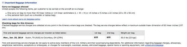 Free Checked Bag On United You Have To Use Your United Card