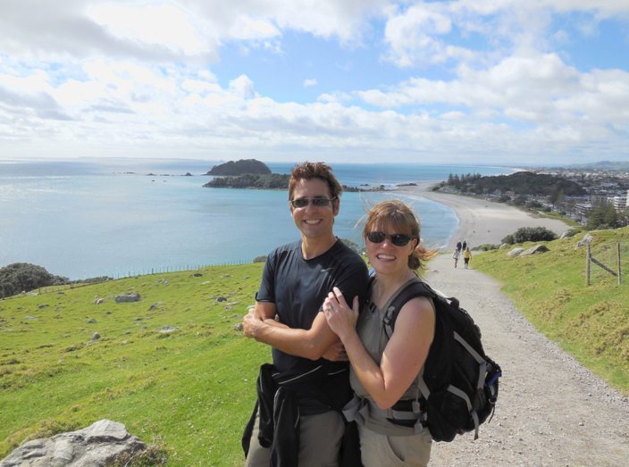 Hiking in Tauranga, New Zealand