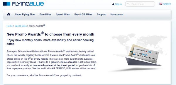Air France/KLM Flying Blue Awards