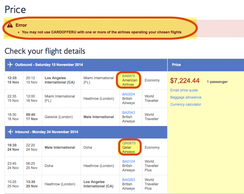 Save 10 on British Airways Flights With the British Airways Card