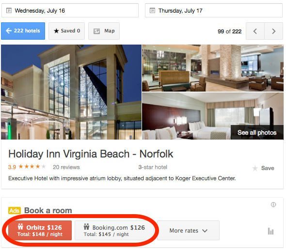 Save Money Maybe And Time Using Google Hotel Finder