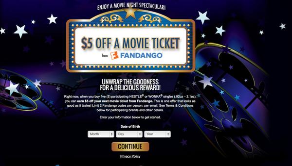 Get 10 Fandango Movie Credits For Free