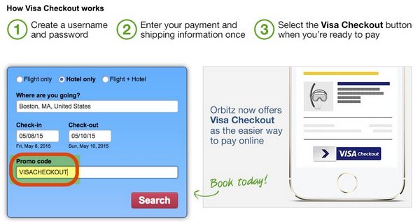 Get 100 Off 2 Night Hotel Stays Booked Through Orbitz With Visa Checkout