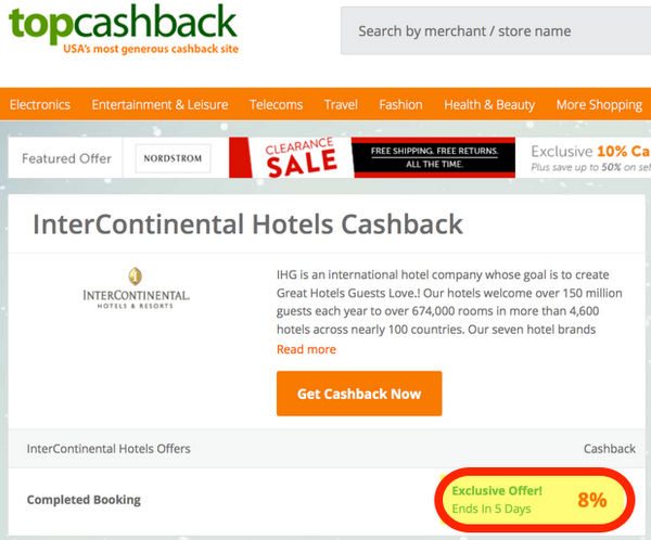Can You Get Cash Back On An Existing Hotel Reservation