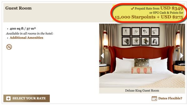 How Starwoods Cash Points Program Gets You Big Hotel Savings