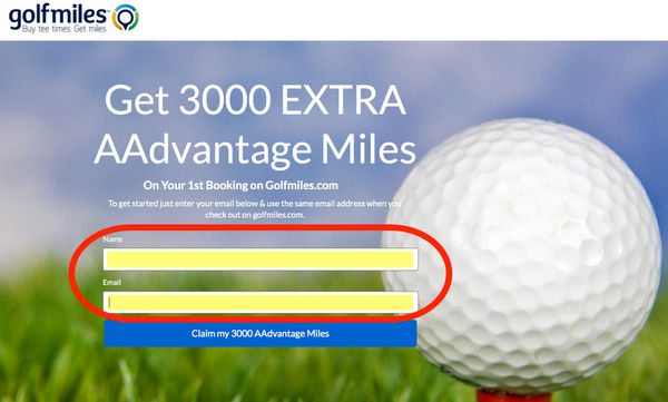 3,000 American Airlines For 1st Tee Time Booked With Golfmiles