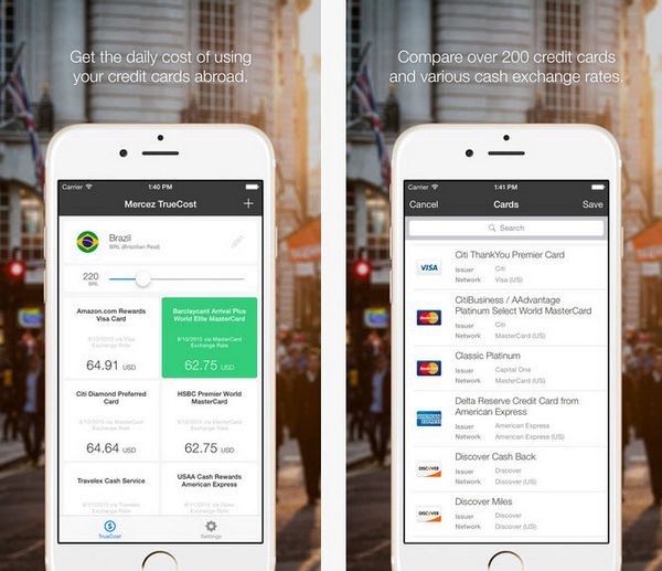 Easily Find Credit Card Currency Conversion Rates With Mercez App