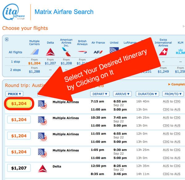 Can You Save Time Booking ITA Matrix Itineraries With BookWithMatrix