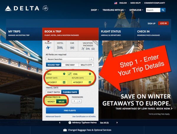 How To Use Delta Miles To Europe