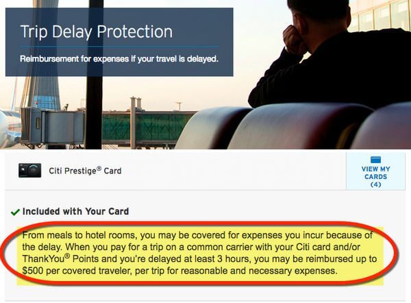 Flight Delay Compensation Chase Citi