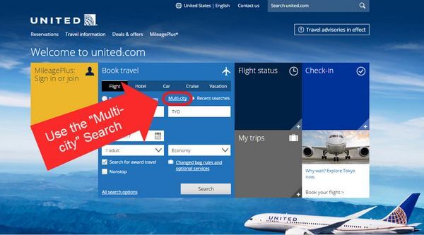 Exploit The Excursionist United Airlines Loophole Part 2 How To Use United.com To Book Award Flights