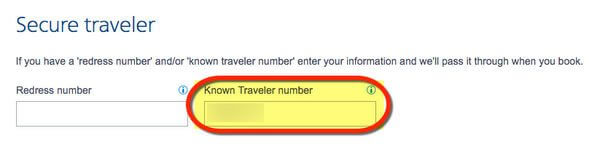 How To Add Your Known Traveler Number