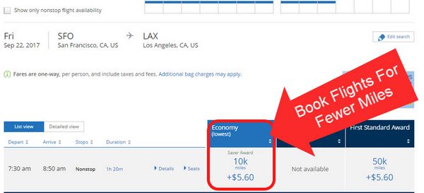 How To Use The United Airlines Award Chart