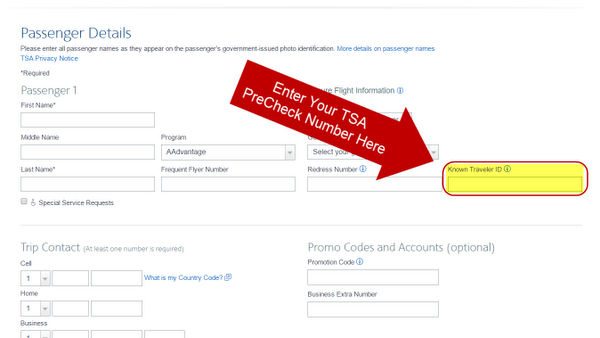 TSA PreCheck Application Million Mile Secrets