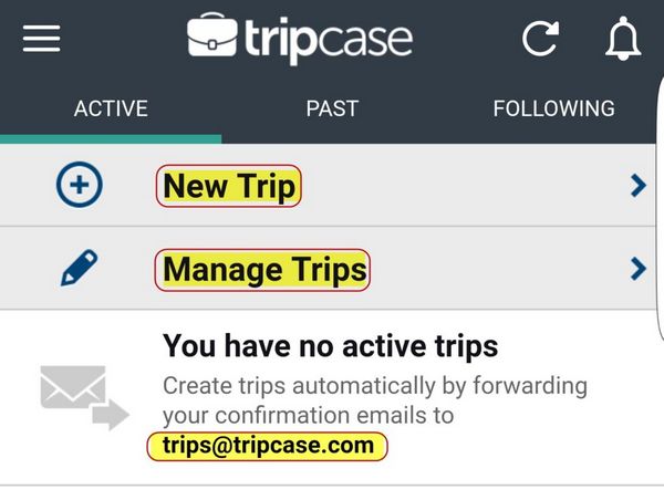 TripCase App
