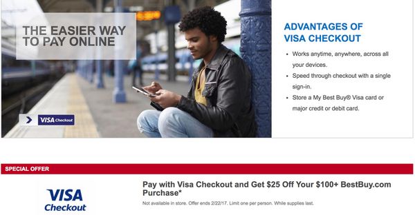 Best Buy Visa Checkout Promotion