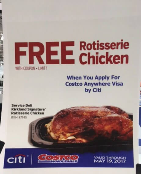 Costco Visa Rotisserie Chicken
