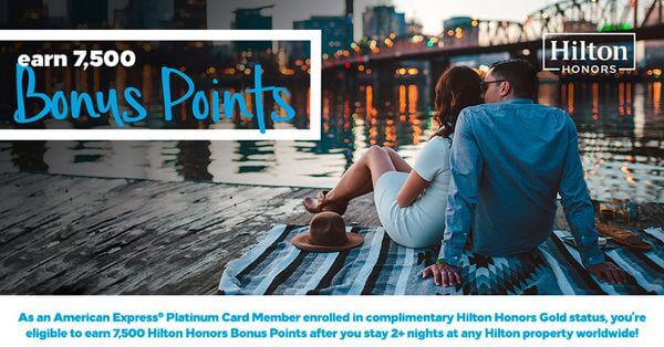 Hilton AMEX Platinum Promotion