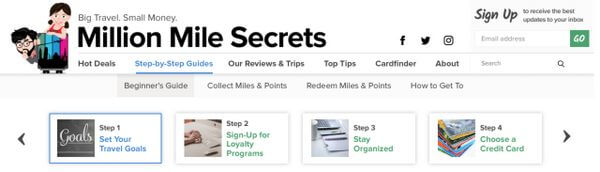 Welcome To The New Design Of Million Mile Secrets