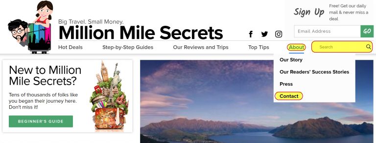 How To Navigate The Million Mile Secrets Site