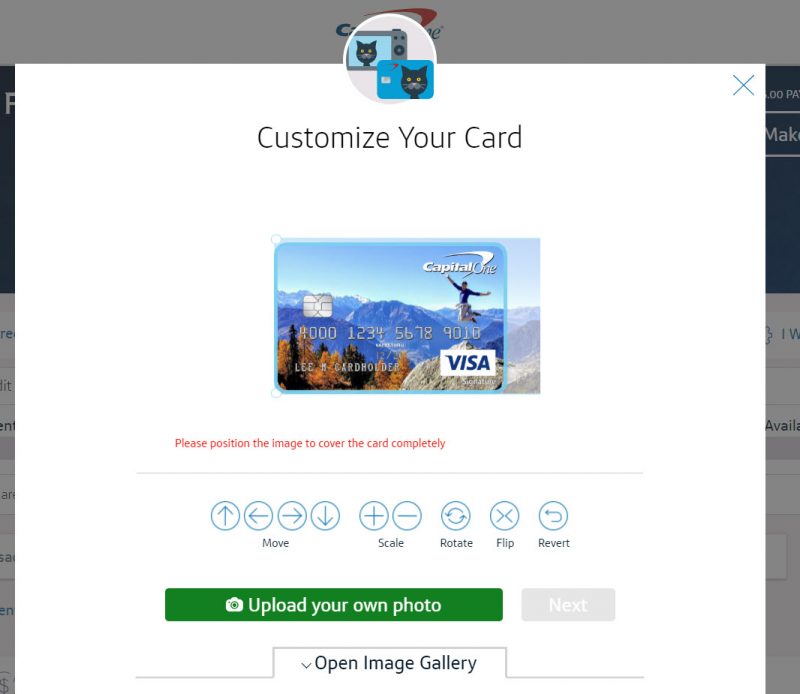 How to Customize Capital One Cards With Your Own Photos! Million Mile