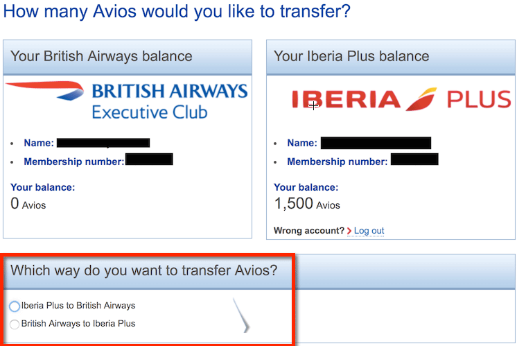 Step By Step How And Why To Transfer Points Between Your British Airways And Iberia Accounts