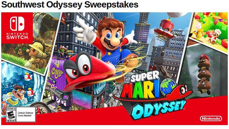 Southwest Nintendo sweepstakes