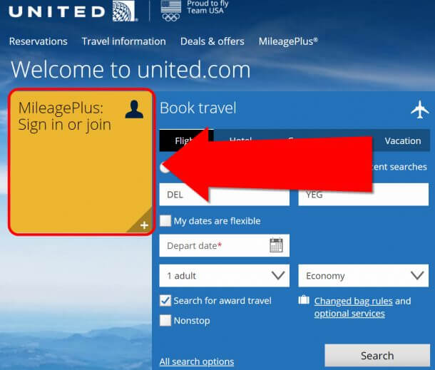 How To Open A United Airlines Account