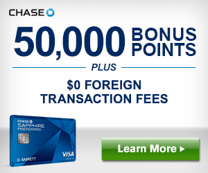 Chase Sapphire Preferred® Card - Banner